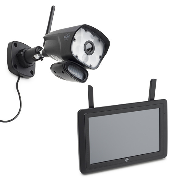IP camera ELRO (Full HD, Camera + 9” Scherm, Bewegingsdetectie, Color Night Vision, Binnen